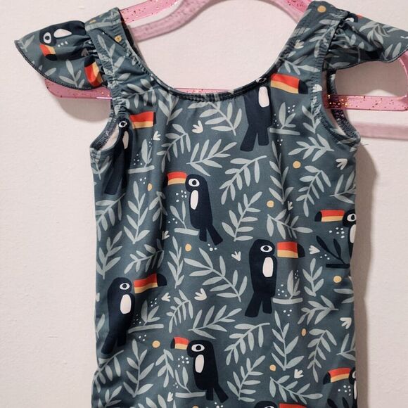 Winter Water Factory x Pearl Street Toucan Swimsuit 2T - Picture 2 of 5
